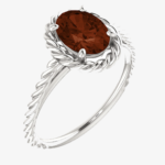 garnet engagement rings