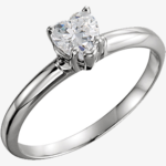 heart shaped engagement ring