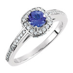 Tanzanite Engagement Ring