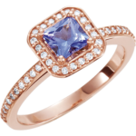 tanzanite engagement ring