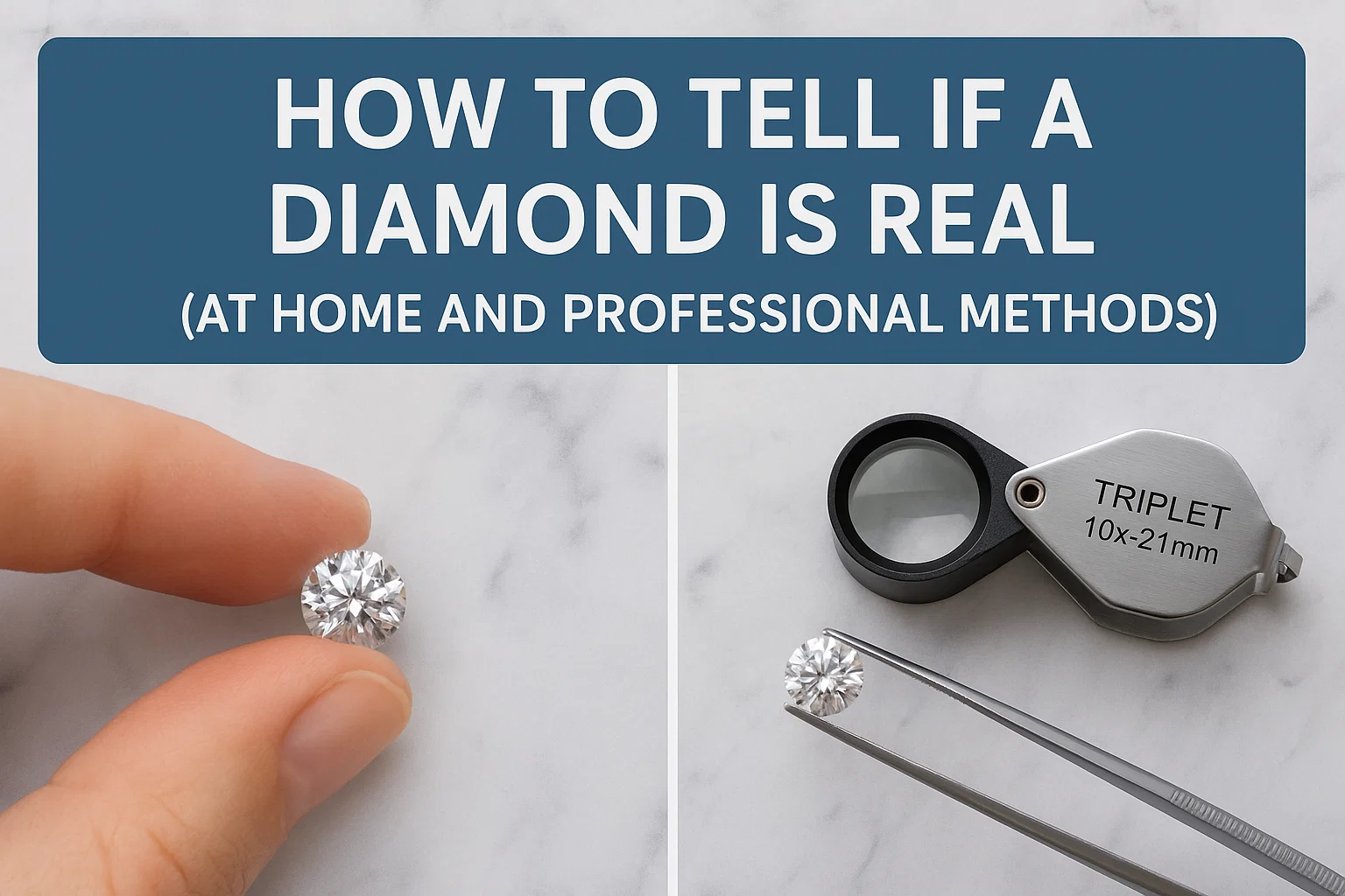 how to tell if a diamond is real